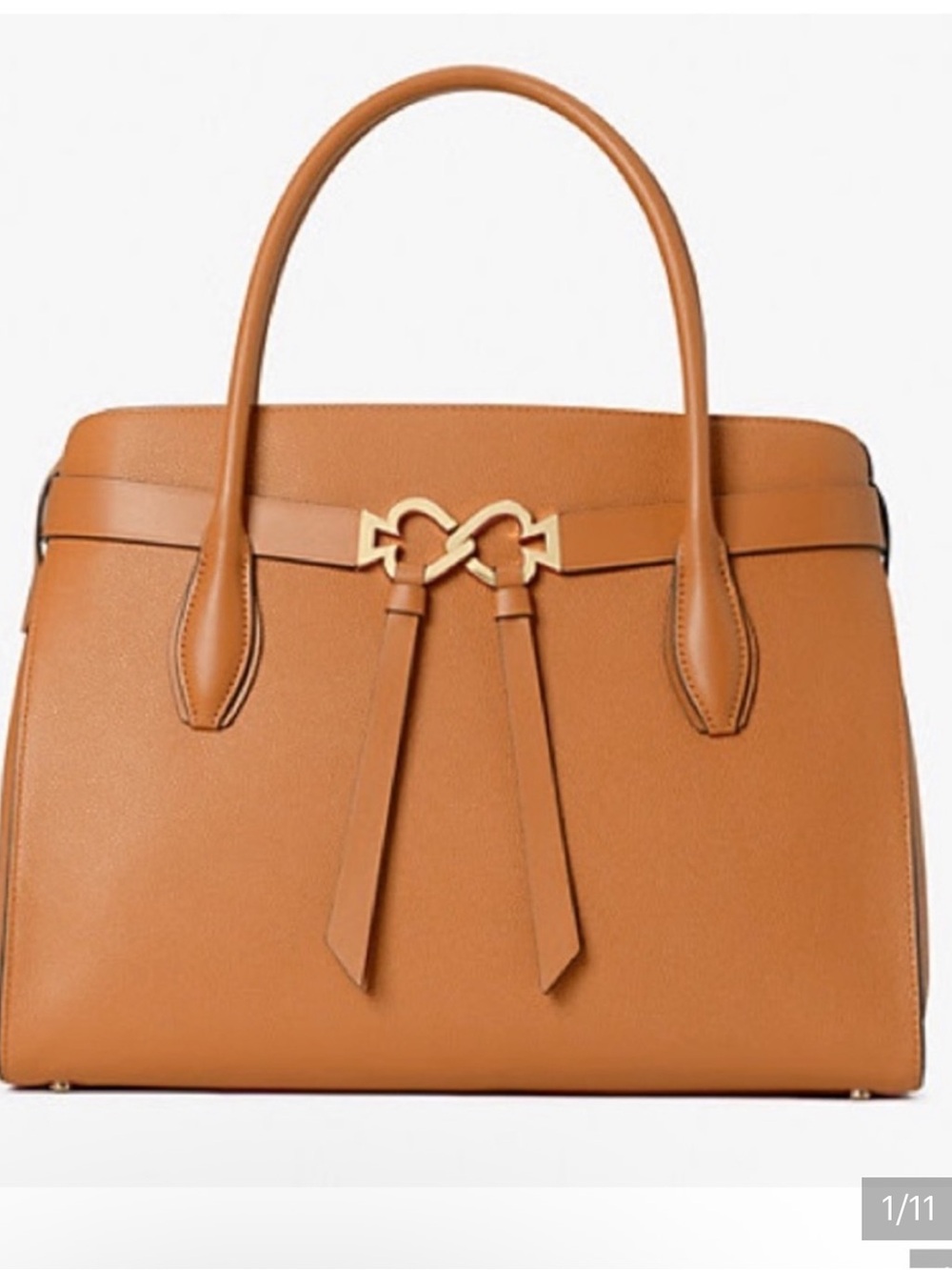 Kate Spade New York Toujours Satchel and Wallet Warm Gingerbread